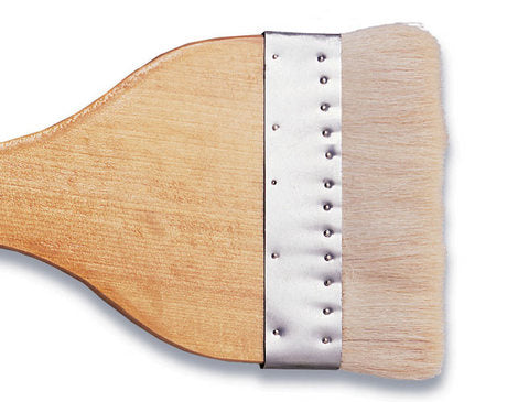 Brush Hake With Metal Ferrule Sheep Hair 4 5/8 Wide