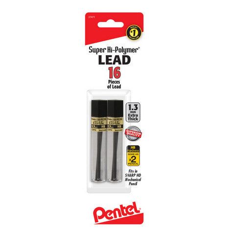 Super Hipolymer Lead Refill 1.3Mm Hb 8Pc/Tube