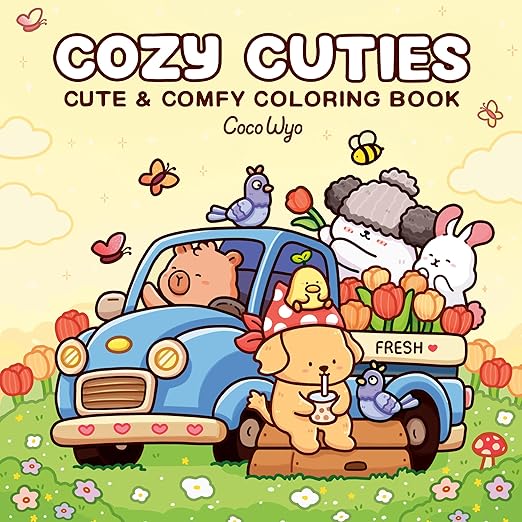 Cozy Cuties Coloring Book