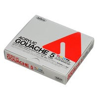 Acryla Gouache Set, 5 piece (20ml tubes)