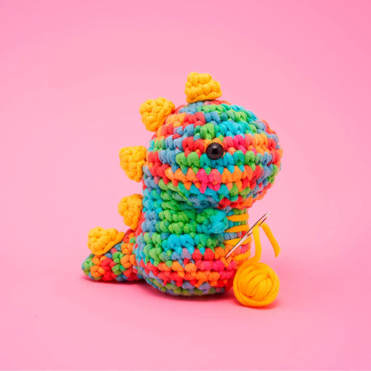 Disco Fred the Dino Crochet Kit