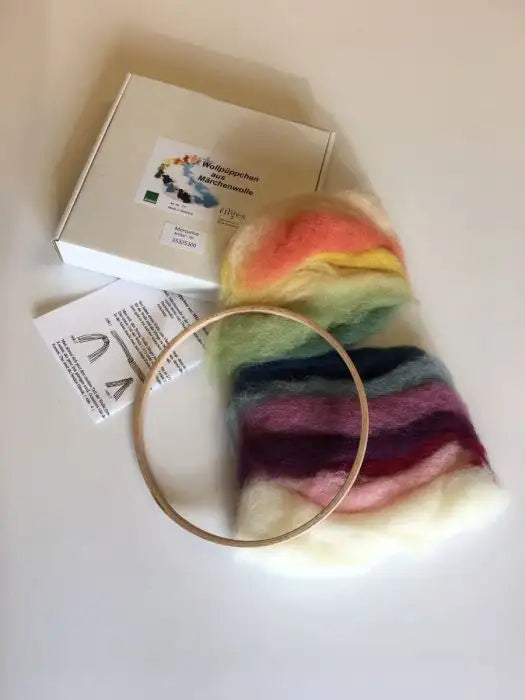 Wool Doll-Mobile Creating Set - 13 assorted colors