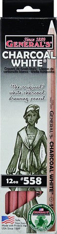 General's Charcoal White Pencil