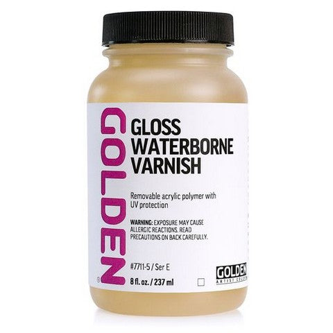 Gloss Waterborne Varnish, 8oz