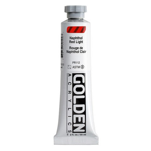Golden Heavy Body Acrylic, 2oz -- Napthol Red Light