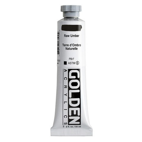 Golden Heavy Body Acrylic, 2oz -- Raw Umber