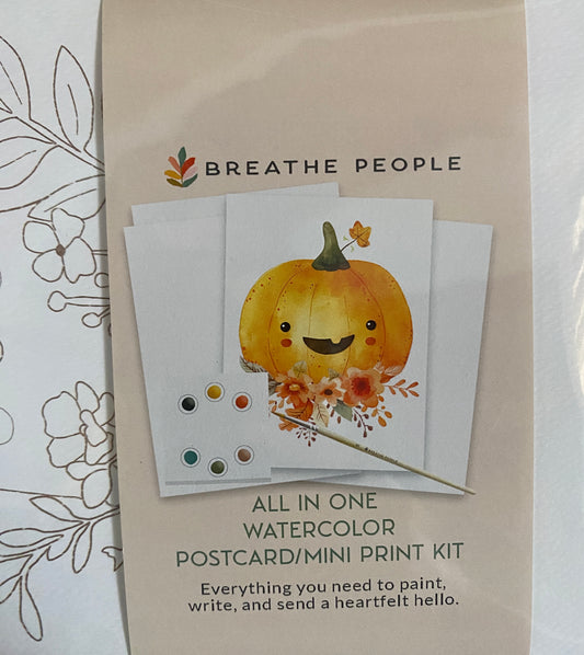 All-in-one Mini Watercolor Kit - Autumn Blend