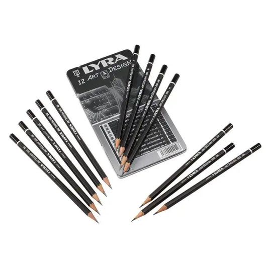 Rembrandt Lacquered Pencils, 6B-4H - 12 Assorted