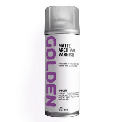 Matte Archival Varnish Spray, 10oz