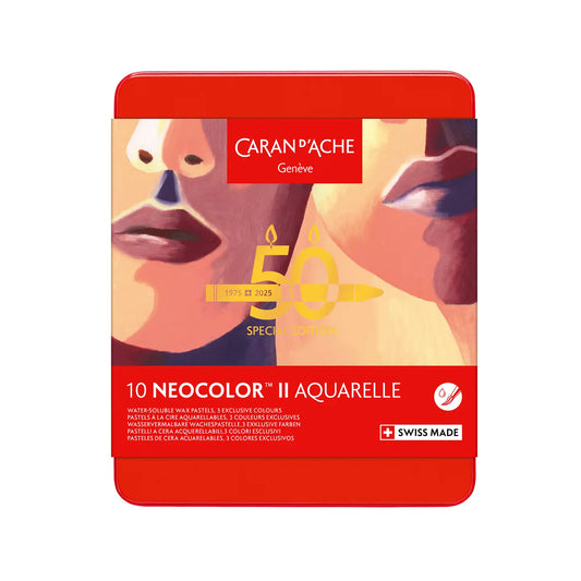 Neocolor 2 Aquarelle 50th Anniversary Edition - Portrait; set of 10