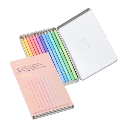 Holbein Artist Color Pencil Set Of 12 Pastel Colors