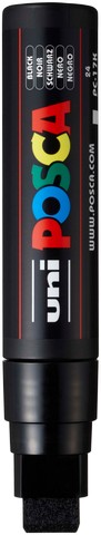 Posca Pc-17K Paint Marker Xbroad Rectang Chisel Tip Black