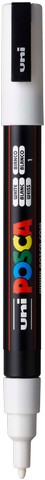 Posca Pc-3M Paint Marker Fine Bullet Tip White