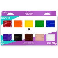 Sculpey 3 Multi Pack Basic, 10Pk, 2oz