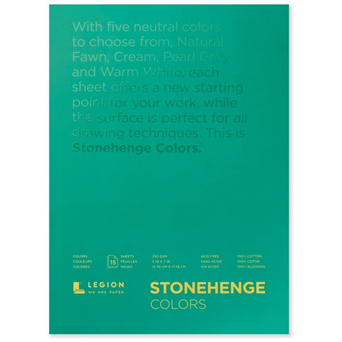 Stonehenge Tapebound 5X7 Multi 250 Gram 15 Sheet Pad