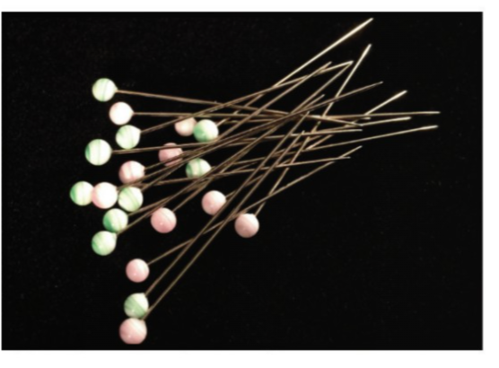 Glass Head Pins - Cherry Blossom (sakura)