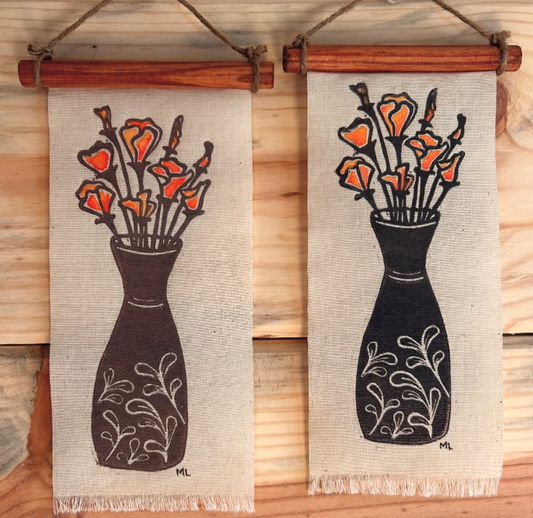 Block Printing on Fabric, Nov 6, 6:00-8:00pm**