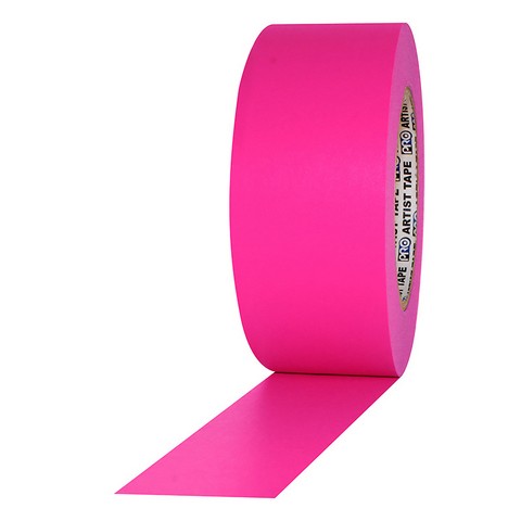 Pro Artist Paper Tape Fluorescent Pink 3/4 Inch X 60 Yards