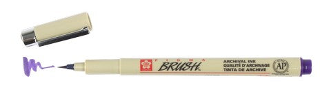 Pigma Brush Pen Purple