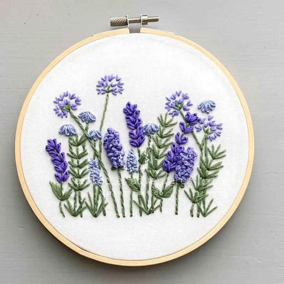 Meadow in Grape Embroidery Kit