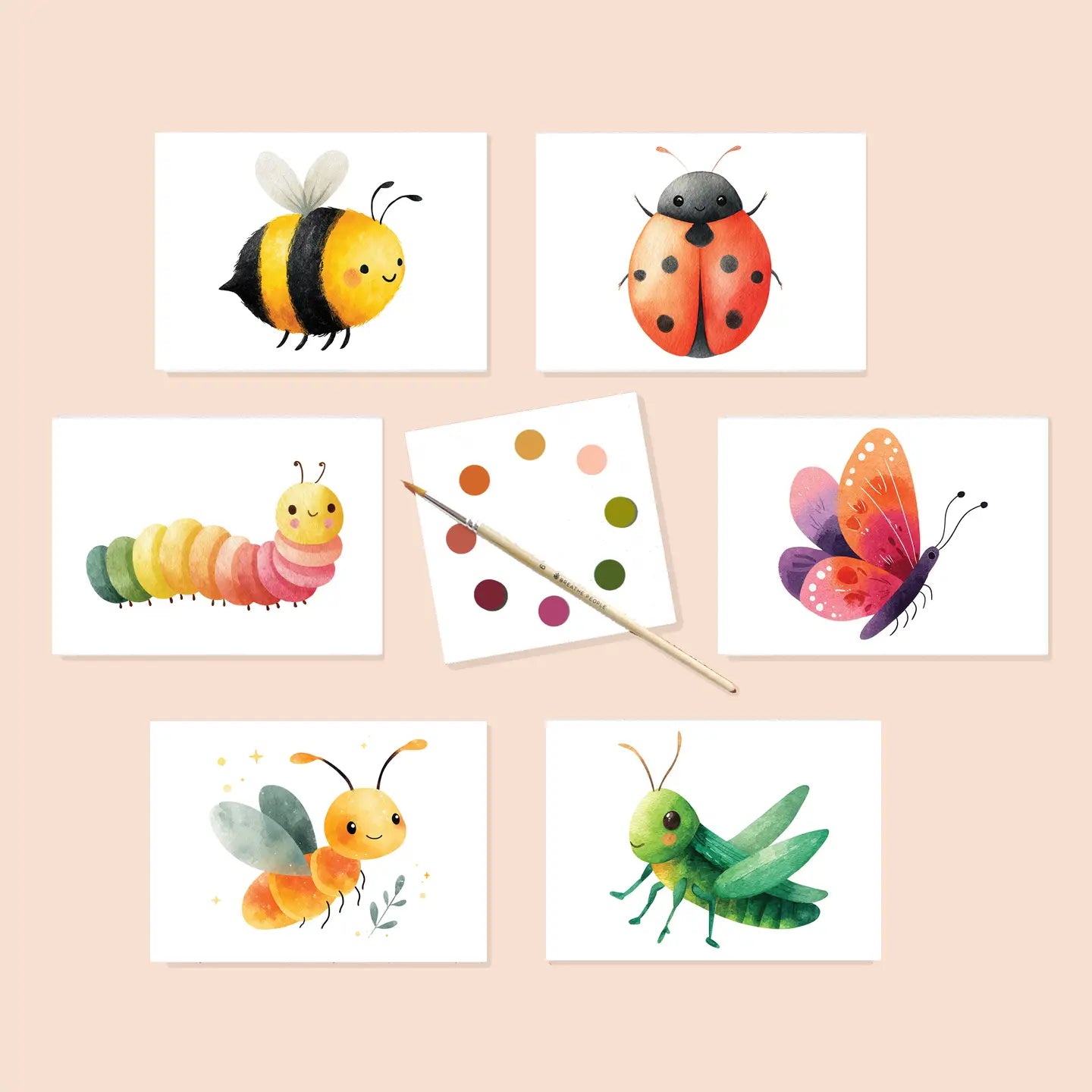 Bugs: All-in-one Mini Watercolor Kit