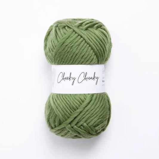 Cheeky Chunky Merino Wool Yarn - Olive