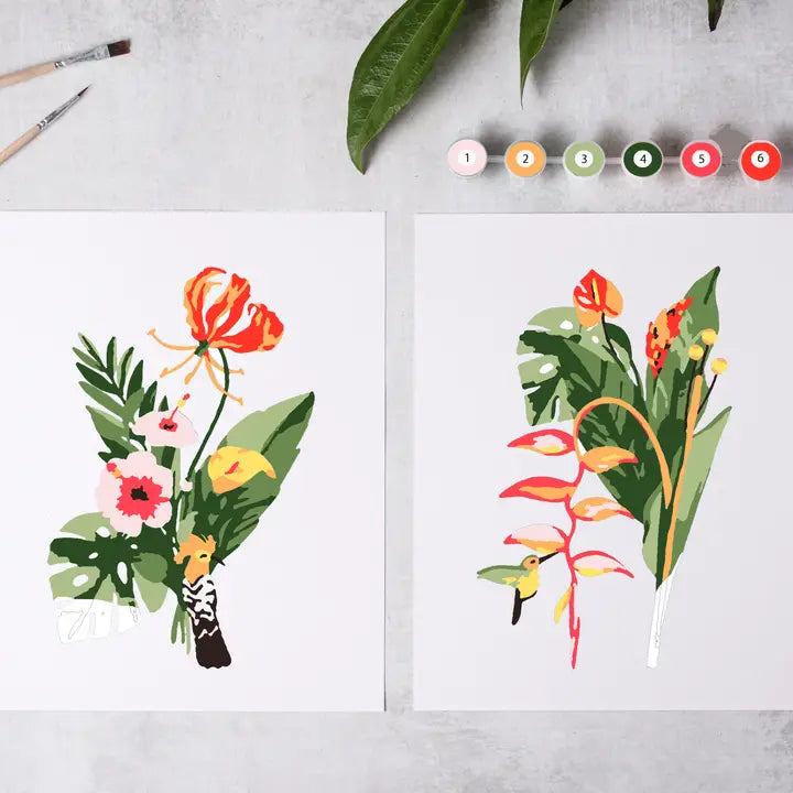 Tropical Garden - Paint by Number Kit
