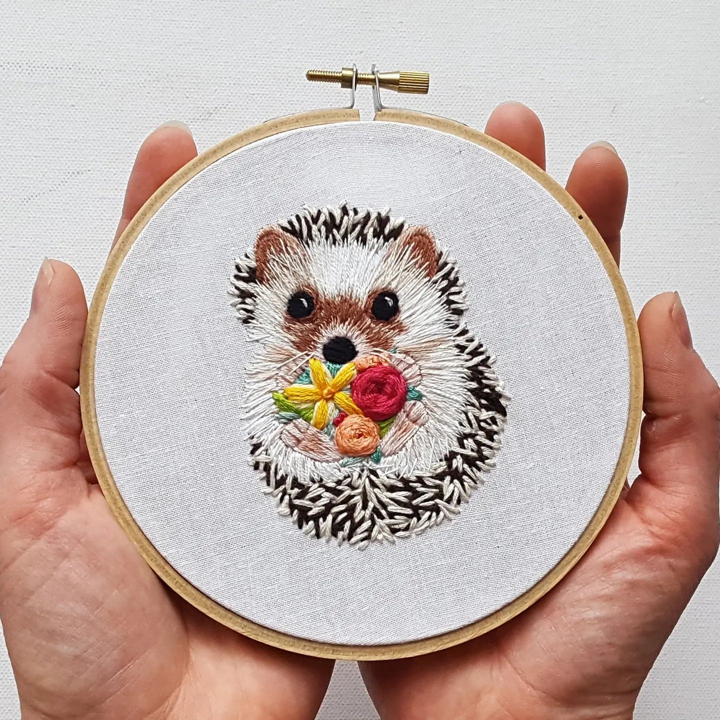 Hedgehog Embroidery Kit