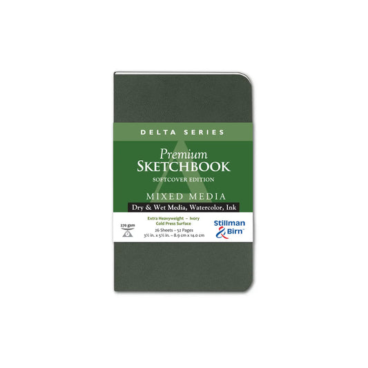 Mixed Media Sketchbook; Delta Series; Softcover (portrait, 5.5" x 8.5")