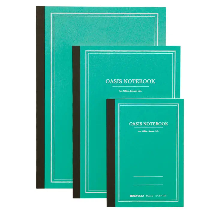 Profolio Oasis A6 Notebook - Wintergreen