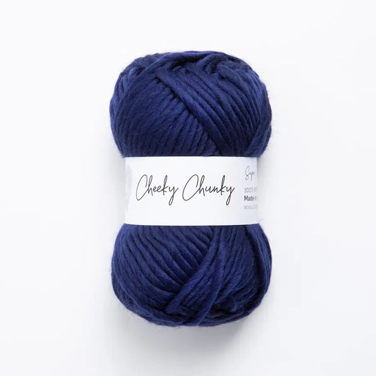 Cheeky Chunky Merino Wool Yarn - Oxford Blue