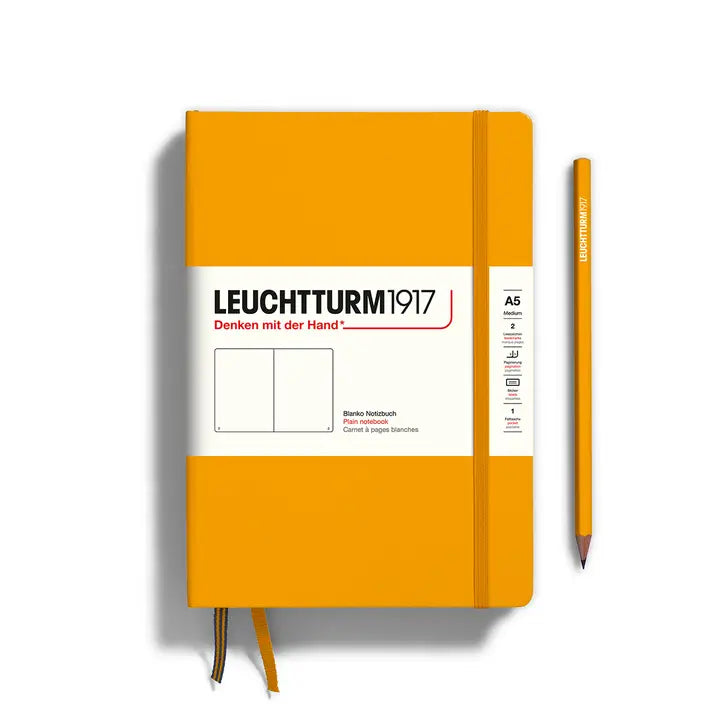 LEUCHTTURM1917 A5 Notebook Hard Cover (blank)