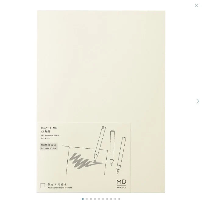MD Notebook A5 Thick Blank A