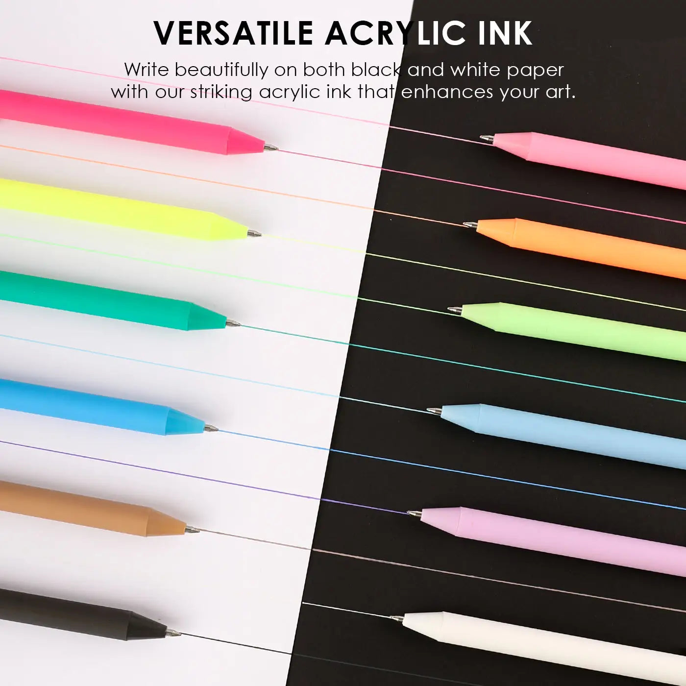 Acrylic Gel Pen Set (12 colors)