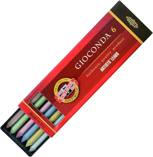 Gioconda Metallic Leads, 0.22” - assorted colors, 6 piece