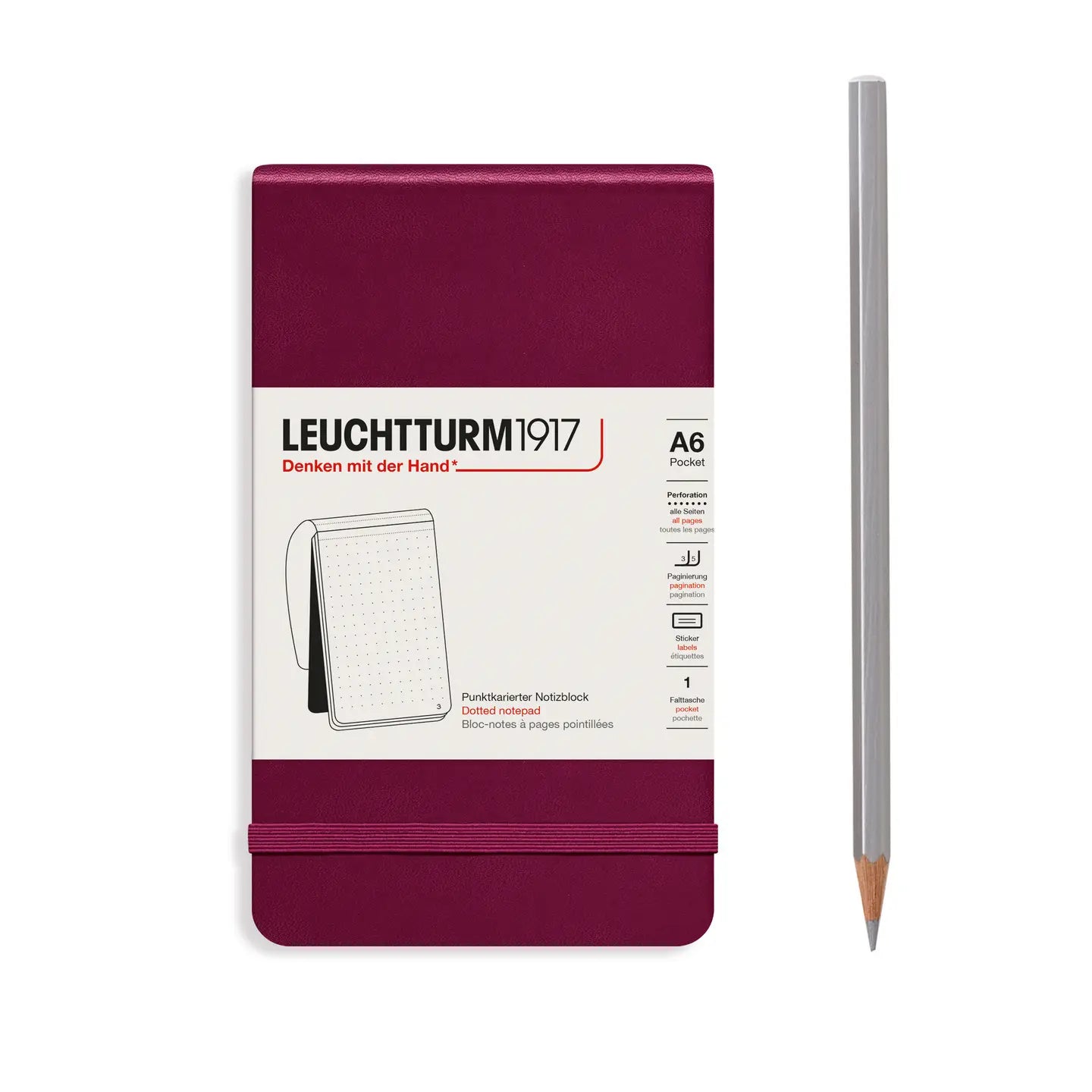 LEUCHTTURM1917 Reporter Pocket Notebook (dot grid)