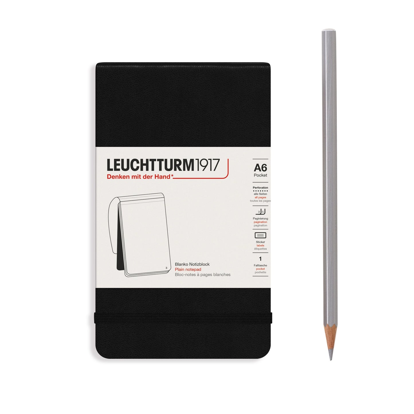 LEUCHTTURM1917 Reporter Pocket Notebook (dot grid)