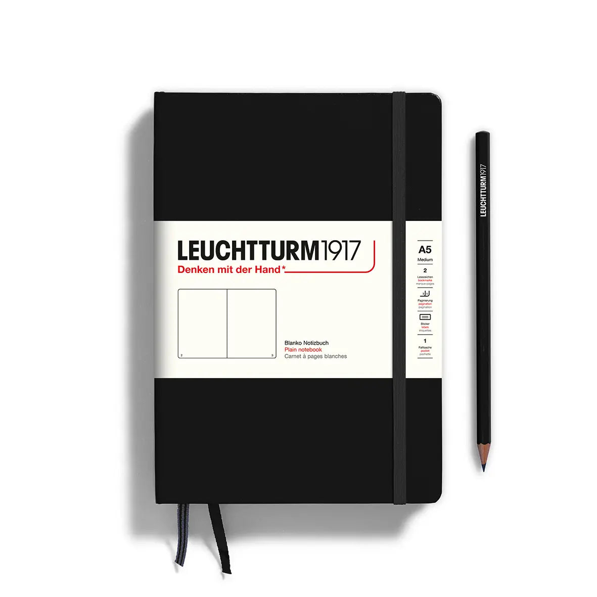 LEUCHTTURM1917 Notebook (blank; pink or black)