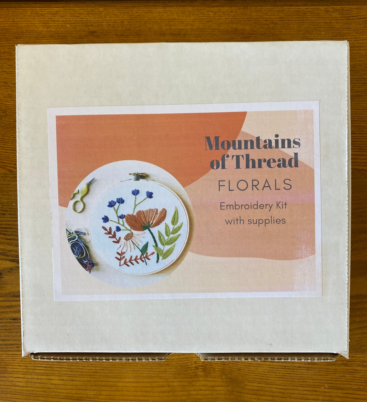 Floral Embroidery Kit
