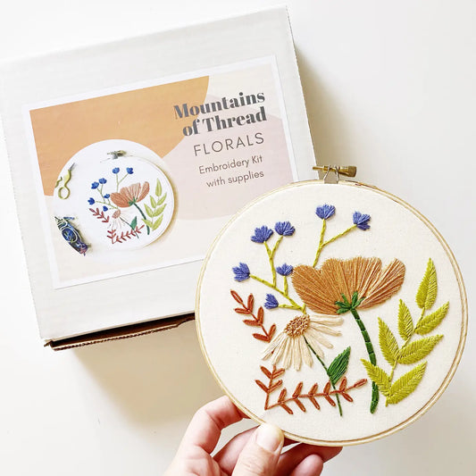 Floral Embroidery Kit
