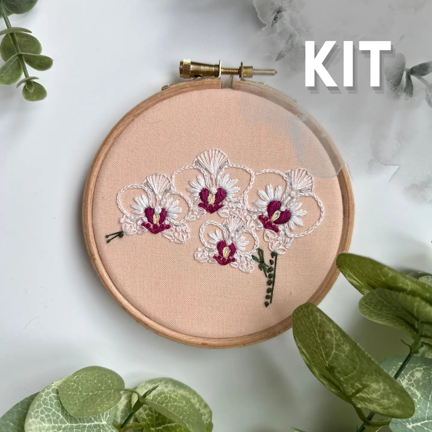 Opulent Orchid Mini Embroidery Kit
