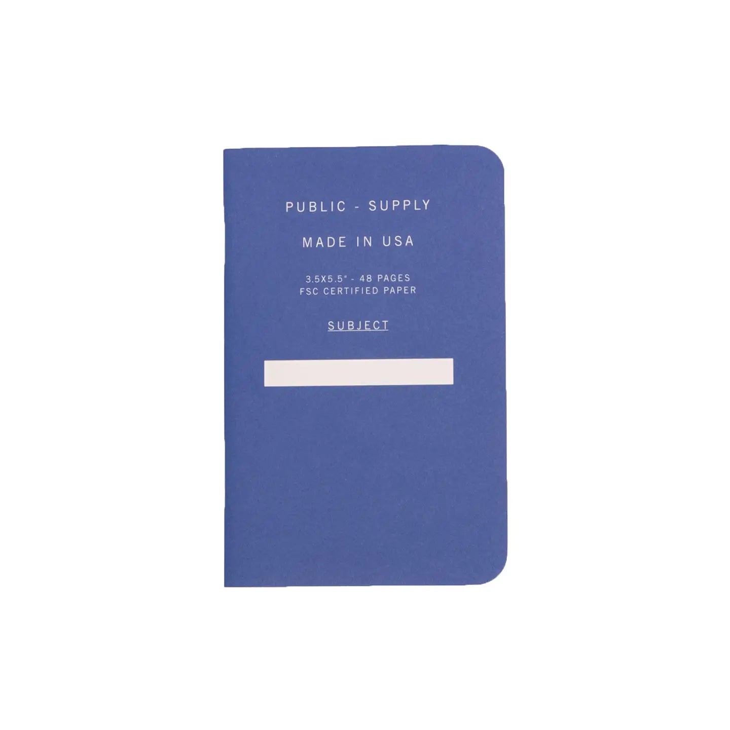 Public Supply Pocket Notebook