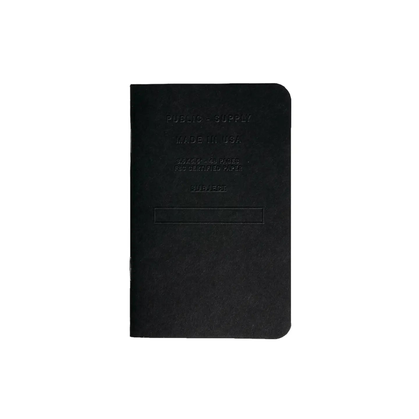 Public Supply Pocket Notebook