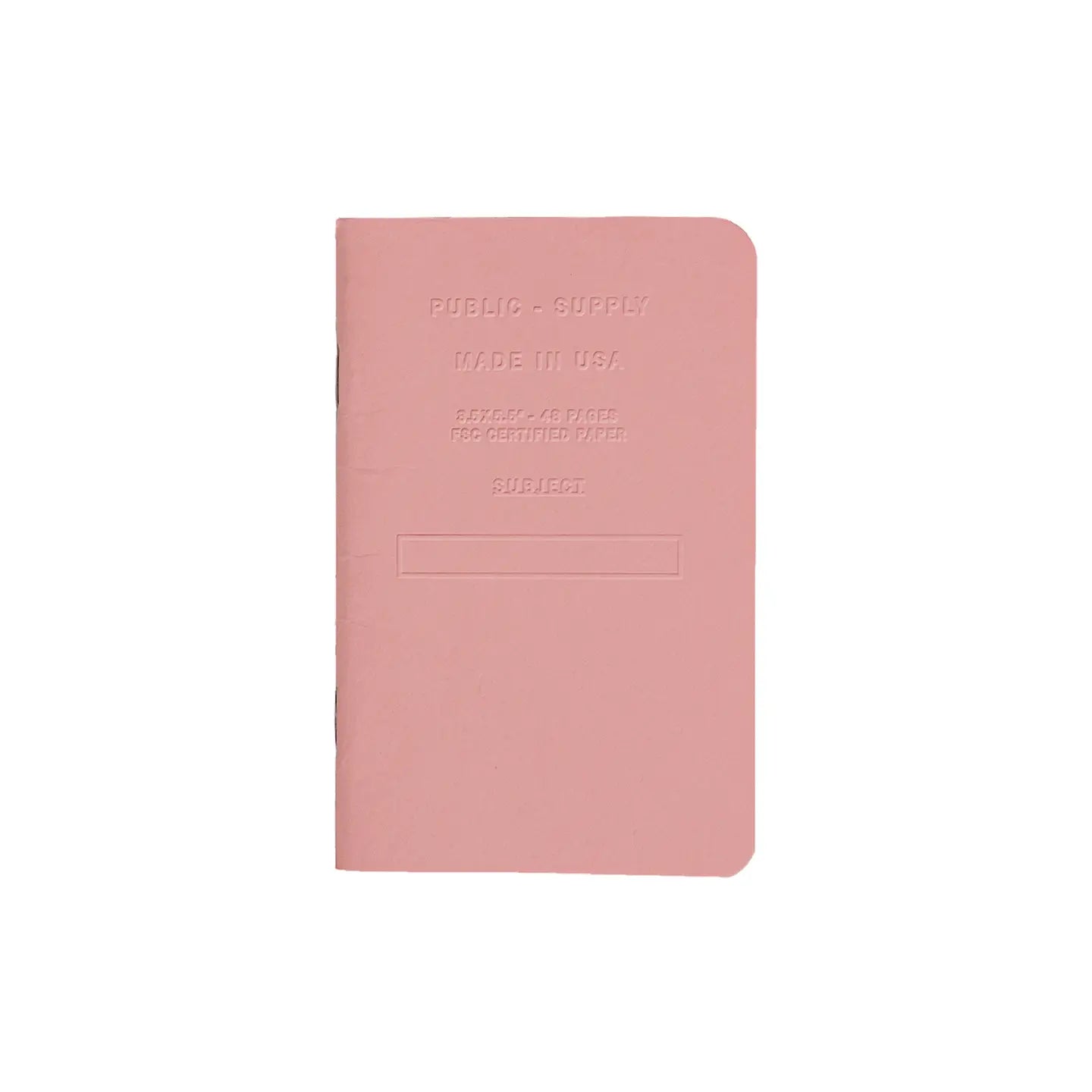 Public Supply Pocket Notebook