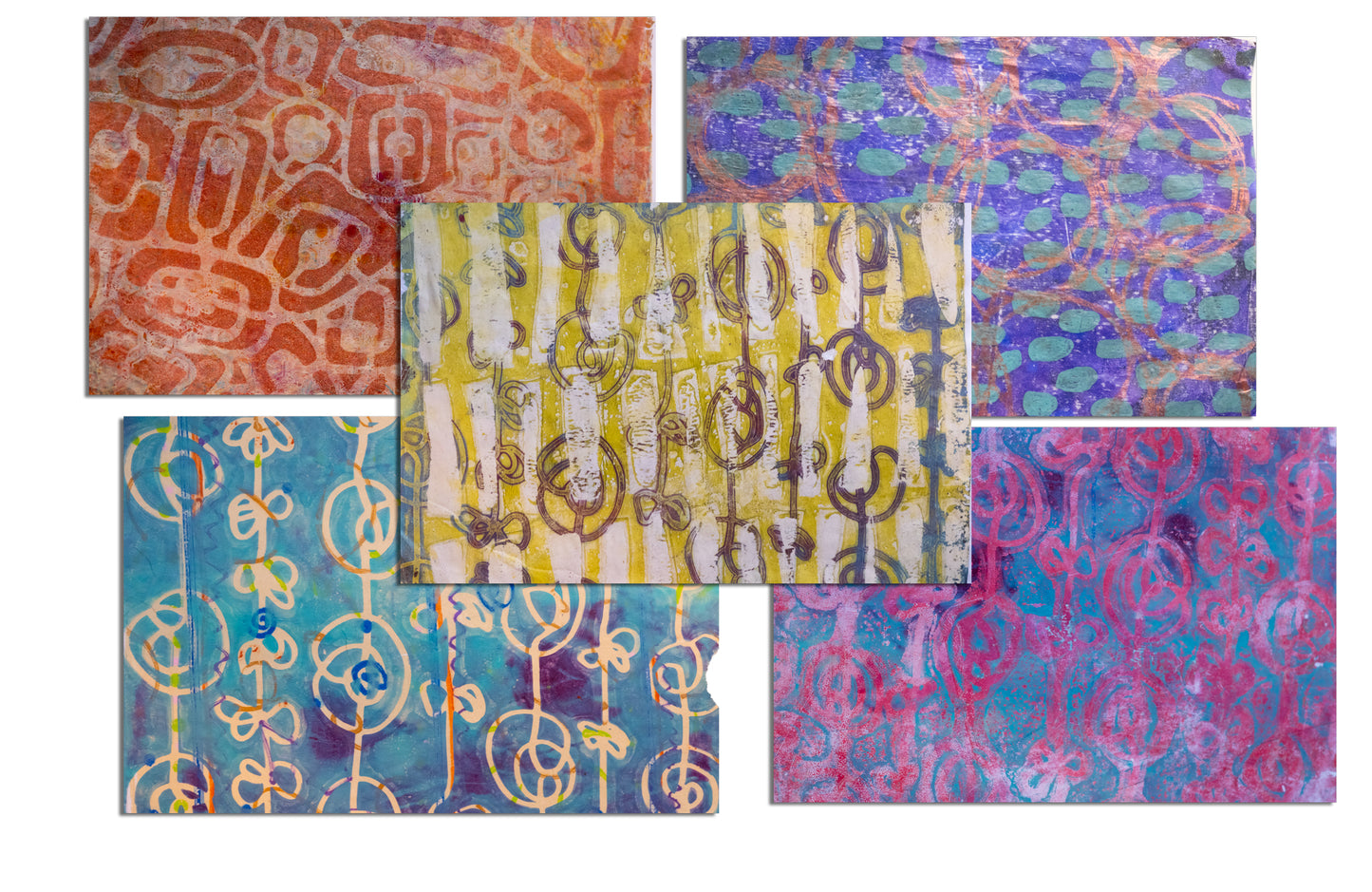 Introduction to Gel-Plate Printing; Thur, July 12 @ 1:00pm