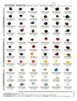 Daniel Smith 66 Color Dot Card