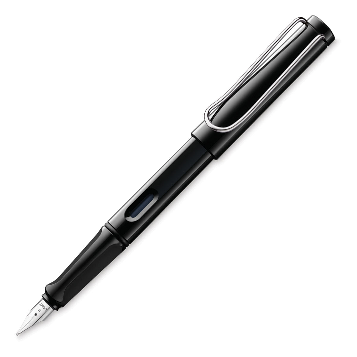 Black Safari Fountain Pen, Fine Nib