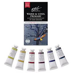 M Graham Watercolor - Warm & Cool Primary set of 6