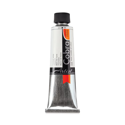 Titanium White - Cobra Water Mixable Oil Paint, 150ml