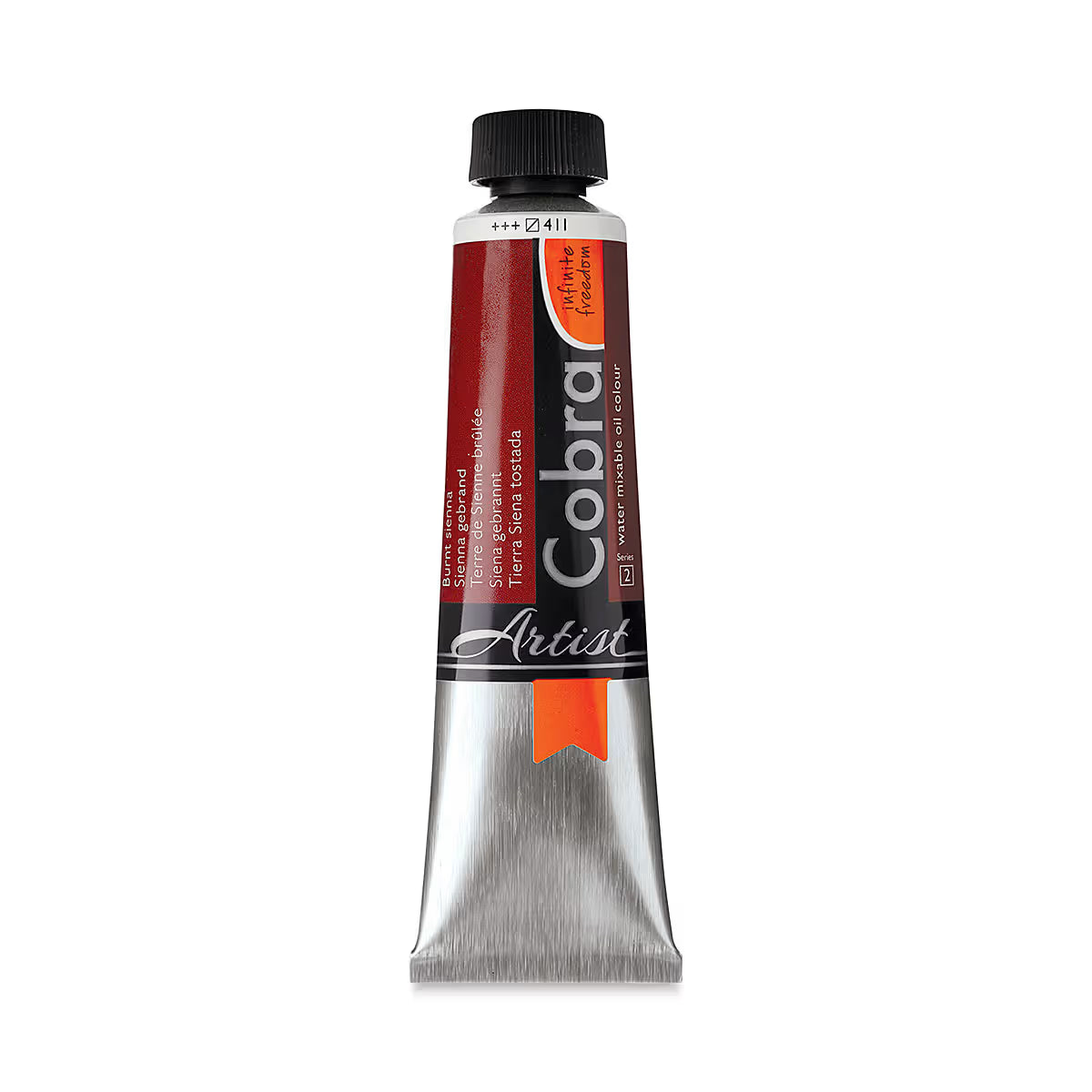 Burnt Sienna - Cobra Water Mixable Oil Paint, 40ml